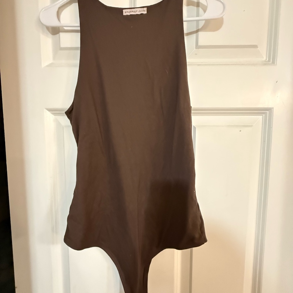 Brown Bodysuit